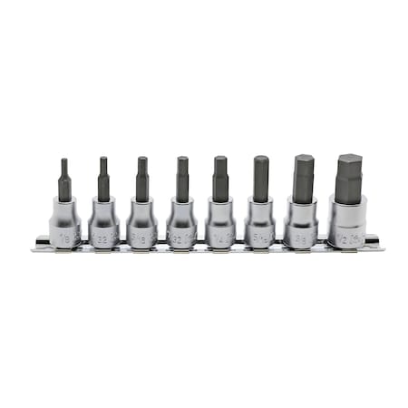 Ko-Ken Bit Socket set 1/8-1/2 Hex 200mm 8 pieces 3/8 Sq. Drive, RS3010A/8-L50 RS3010A/8-L50